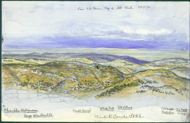 View from South West from the Top of Mount Ebal, 1872